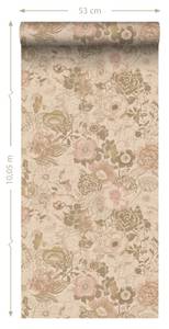 Tapete Blumenmuster 7105 Braun - 50 x 900 x 900 cm