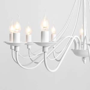 Chandelier ROSABELLA Blanc - Nb d'ampoules : 12