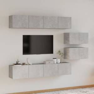 TV-Schrank 6er Set D107 Steingrau