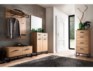 Garderobe Torrico 23 (5-tlg.) mit Kissen Braun - Holzwerkstoff - Holzart/Dekor - 241 x 196 x 44 cm