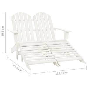 Chaise de jardin 3010078 Blanc