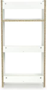 Étagère de rangement  Blanche Blanc - Bois manufacturé - 50 x 103 x 25 cm