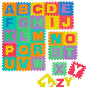 Kinder Spielmatte Alphabet Blau - 30 x 30 cm