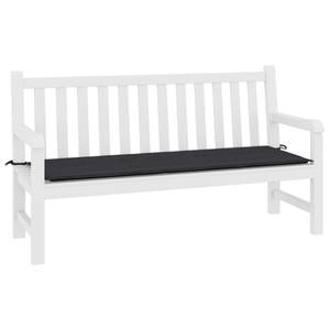 Coussin de banc de jardin Noir