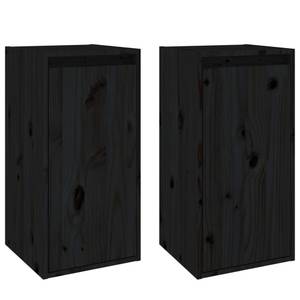 Wandschrank 3013355-2 (2er Set) Schwarz