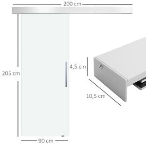 Schiebetor E7-0001 1 x 205 x 90 cm