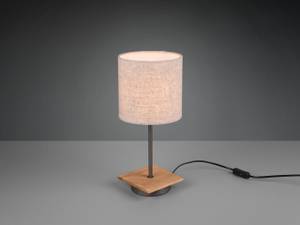 Nachttischlampe home24 kaufen Beige Stoffschirm Holz, |
