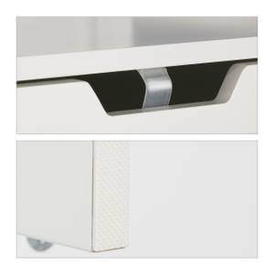 Badezimmerschrank weiß Weiß - Holzwerkstoff - 30 x 90 x 30 cm