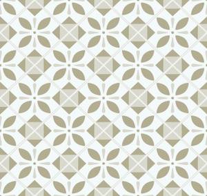 Tapete 3D Wallpaper Oriental Element Beige - Kunststoff - 68 x 1 x 400 cm