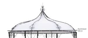 Ersatzdach für Pavillon BURMA Weiß - Textil - 300 x 1 x 300 cm
