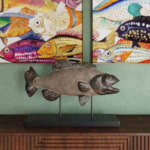 Bild Touched Fish Meeting One Massivholz - 75 x 100 x 4 cm