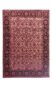 Designer Teppich - 290 x 197 cm - rosa Pink - Kunststoff - 197 x 1 x 290 cm