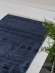 Teppich aus recyceltem Material Tom Blau - 70 x 200 cm