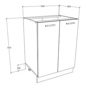 Küchenschrank B 60 cm Unterschrank | kaufen Esilo home24