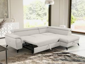 Schlafsofa BORTIGALI Beige - Textil - 200 x 70 x 252 cm