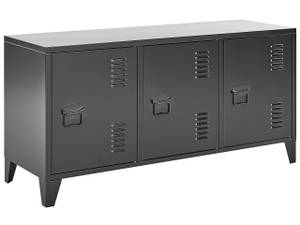 Sideboard CARDIFF Schwarz - Metall - 120 x 60 x 40 cm