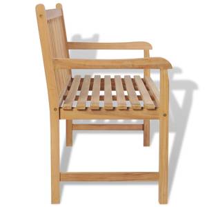 Banc de jardin Marron - Bois/Imitation - En partie en bois massif - 120 x 90 x 120 cm