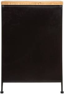 Nachttisch CIERNA mit Schublade, schwarz Schwarz - Holzwerkstoff - 36 x 64 x 43 cm