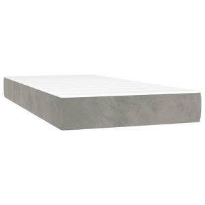 Boxspringbett 3017268-14 Hellgrau - 123 x 193 cm