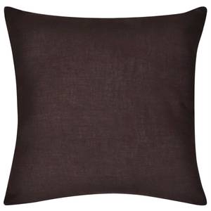 Housse de coussin Marron - 50 x 50 cm