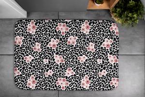 Badteppich Abstraktion Leopard 90 x 60 x 90 cm