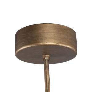 Lampe suspendue Dotta Marron - Métal - 50 x 146 x 50 cm