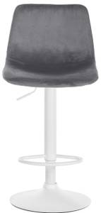 Tabouret de bar Divo Lot de 2 Gris lava