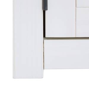 Kleiderschrank PAULO Weiß - Massivholz - Holzart/Dekor - 80 x 176 x 50 cm