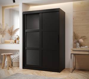 SCHWEBETÜRENSCHRANK ZALUZJA Breite: 120 cm - Schwarz