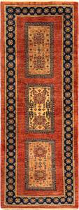 Tapis de couloir Kashkuli CXVI Rouge - Textile - 73 x 1 x 192 cm