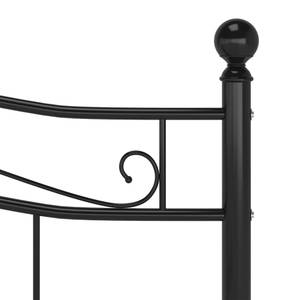 Cadre de lit 3011077 Noir - Largeur : 147 cm