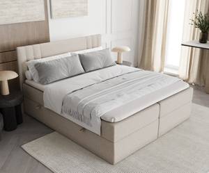 Boxspringbett Mallo Beige - Breite: 160 cm