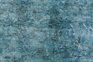 Teppich Ultra Vintage CDLV Blau - Textil - 142 x 1 x 249 cm