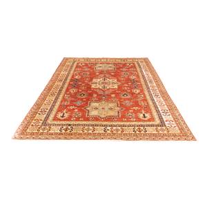 Kazak - 252x187cm Rot - Naturfaser - 187 x 1 x 252 cm