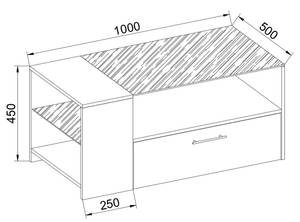 Table basse Tindala Blanc