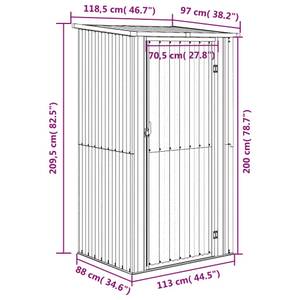 Gartenhaus 3006856 Anthrazit