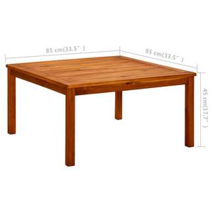 Table basse Marron - Bois massif - Bois/Imitation - 85 x 45 x 85 cm