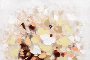 Acrylbild handgemalt Autumn's Muse Gelb - Massivholz - Textil - 60 x 90 x 4 cm