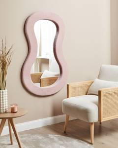 Wandspiegel PLANCHEZ Pink - Naturfaser - 70 x 112 x 5 cm