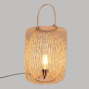 Bambuslampe SINDY Braun - Bambus - 30 x 39 x 30 cm