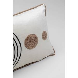 Coussin Magnet Blanc - Textile - 50 x 30 x 6 cm