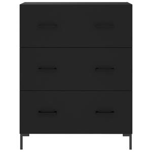 Highboard DE3411 Schwarz - Holzwerkstoff - 34 x 180 x 70 cm