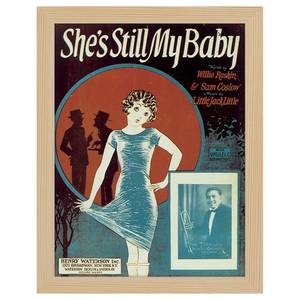 Bilderrahmen Poster She's Still My Baby Eiche