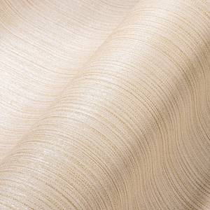 Streifentapete Uni Beige Gold Grau Beige - Gold - Grau