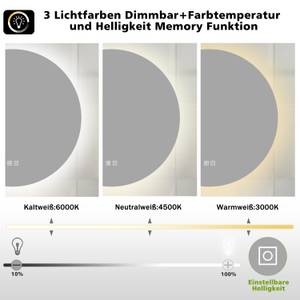 LED Badspiegel HD19X 100 x 100 cm