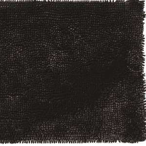 Tapis de bain 60x120cm Noir - Textile - 60 x 2 x 120 cm