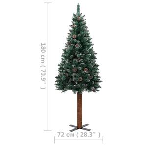 Weihnachtsbaum Weiß - Kunststoff - 72 x 180 x 72 cm
