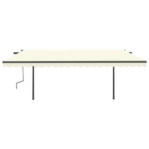 Auvent rétractable 3006679-1 Crème - Profondeur : 500 cm