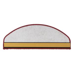 Hochflor Stufenmatte Bali Rot - 19 x 56 cm