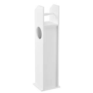 Toilettenpapierhalter Weiß - Holzwerkstoff - 20 x 78 x 18 cm